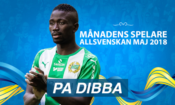 Pa Dibba är Månadens spelare i Allsvenskan