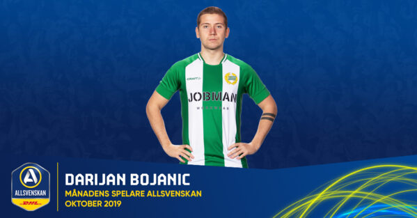 Darijan Bojanic är Månadens spelare i oktober