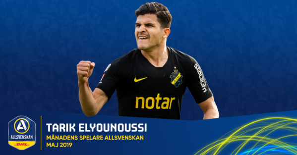 AIK:s Tarik Elyounoussi Månadens spelare spelare i maj