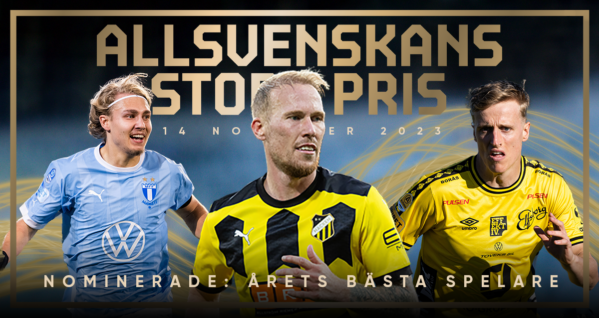 Följande spelare är nominerade när Allsvenskans Stora Pris fyller tio år