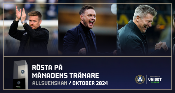 Rösta på Månadens Tränare i oktober