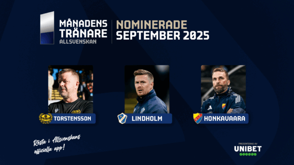 Rösta på Månadens Tränare i september