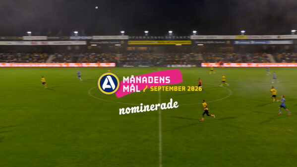De nominerade till Månadens Mål i september